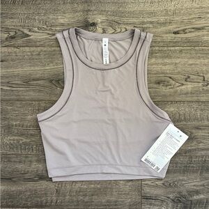NWT LULULEMON cropped train tank